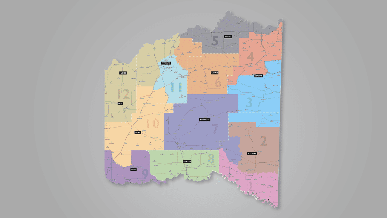 tribal district map